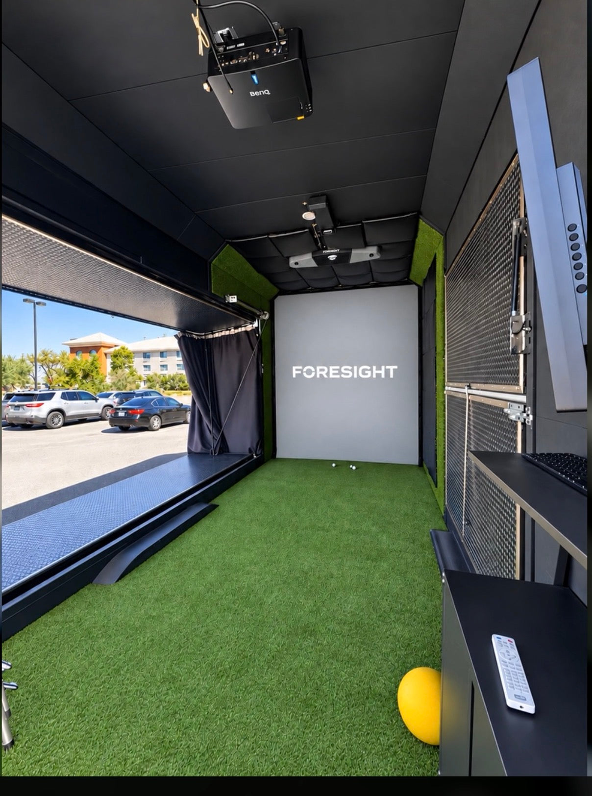 Inside the simulator