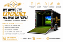 Load image into Gallery viewer, Mobile Golf Sim Rental - Stripe Show 
