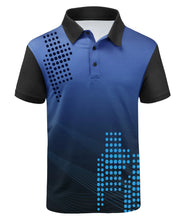 Load image into Gallery viewer, Mens Golf Shirts Short Sleeve Print Patterns Performance Moisture Wicking Polo Shirt 2026