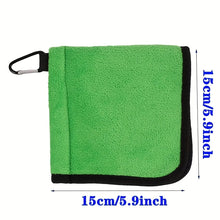 Load image into Gallery viewer, Golf towel, ball cleaning towel, ball cleaning cloth towel, outdoor with hook golf gift