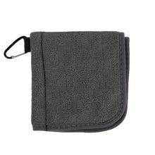 Load image into Gallery viewer, Golf towel, ball cleaning towel, ball cleaning cloth towel, outdoor with hook golf gift