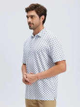 Load image into Gallery viewer, Summer Mens Golf Polo Shirts Quick Dry Print Tee Shirts Moisture Wicking Performance T-shirt Business Casual Polo Shirt