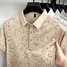 Load image into Gallery viewer, Mens Abstract Print Polo Shirts Summer Casual Short Sleeve Golf Shirts Breathable Moisture Wicking Lightweight Tops for Men
