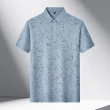 Load image into Gallery viewer, Mens Abstract Print Polo Shirts Summer Casual Short Sleeve Golf Shirts Breathable Moisture Wicking Lightweight Tops for Men