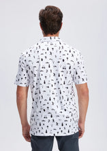 Load image into Gallery viewer, Summer Mens Golf Polo Shirts Quick Dry Print Tee Shirts Moisture Wicking Performance T-shirt Business Casual Polo Shirt