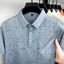 Load image into Gallery viewer, Mens Abstract Print Polo Shirts Summer Casual Short Sleeve Golf Shirts Breathable Moisture Wicking Lightweight Tops for Men