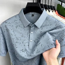 Load image into Gallery viewer, Mens Abstract Print Polo Shirts Summer Casual Short Sleeve Golf Shirts Breathable Moisture Wicking Lightweight Tops for Men